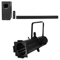 Chauvet DJ EVE E-100Z 100w White Ellipsoidal Projector Spot Light Soundbar