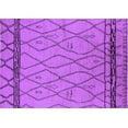 thumbnail image 1 of Ahgly Company Indoor Rectangle Solid Purple Modern Area Rugs, 2' x 5', 1 of 4