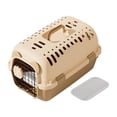 thumbnail image 2 of Fzaqwen Pet Carrier Cat Cage Comfortable Spacious Breathable Dog Travel Kennel for Small L, 2 of 9