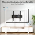 thumbnail image 4 of MOUNTUP Soporte de pared para TV con certificación UL, soporte de pared para TV de movimiento completo para la mayoría de televisores planos/curvos de 26 a 65 pulgadas, compatible con montantes de mad, 4 of 5