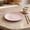 Pink_New#1052, variant on Wood Grain Plastic Dinner Plates - Unbreakable & Dishwasher Safe, Lightweight Rustic Style for Everyday Meals, Camping, and Entertaining