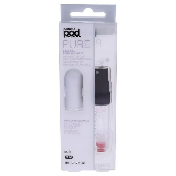 Travalo Perfume Pod Pure - Silver, 0.17 oz Refillable Spray (Empty)