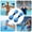 Blue Black, variant on Portable 1 Pair EVA Foam Water Dumbbells For Swimming Pool Exercise – Lightweight Aquatic Barbells For Water Aerobics, Muscle Toning & Low-Impact Fitness