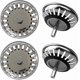 thumbnail image 1 of Kitchen Sink Strainer Plug, 4pc Kitchen Sink Strainer, Sink Strainer, 1 of 4
