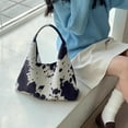 thumbnail image 4 of SPEKSEE Cow-Print Shoulder Bag for Women, Coquette Large Capacity Underarm Top handle Purse, Slouchy Hobo Tote Bag for Fall, 4 of 14