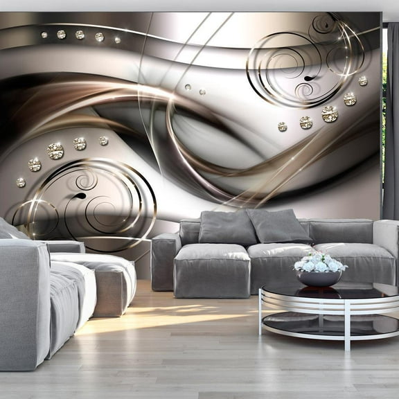 Tiptophomedecor Glam Wallpaper Wall Mural - Evening Tide