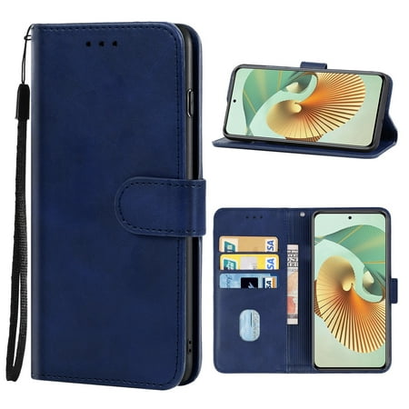Leather Phone Case For ZTE Axon 30 Pro 5G