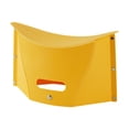 thumbnail image 3 of Taburete plegable portátil para acampar, compacto, multifuncional, para adultos, de mano baja Amarillo, 3 of 8