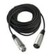 thumbnail image 4 of NEGRO XLR a MICRÓFONO PATCH EXTENSIÓN CABLE - 65ft 65 pies Gloria Cable de micrófono, 4 of 6