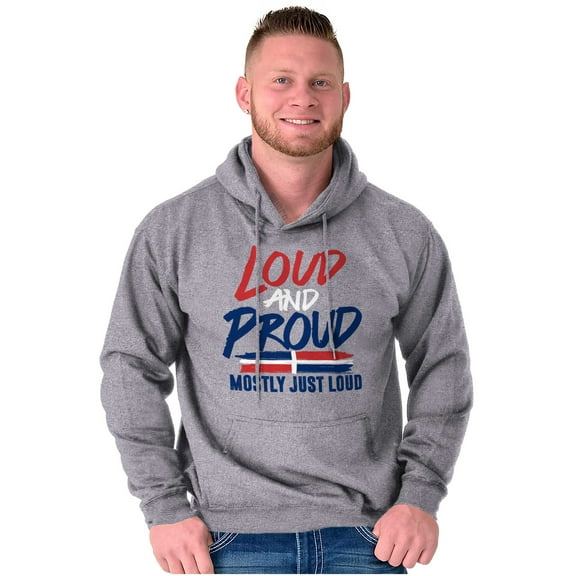 Loud Proud Dominican Heritage Pride Hoodie Sweatshirt Women Men Brisco Brands S