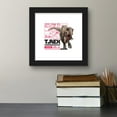 thumbnail image 4 of Gallery Pops Jurassic World - T. Rex Warning Sign Wall Art, Black Framed Version, 12" x 12", 4 of 5