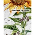 thumbnail image 5 of Outdoor Throw Pillow Cover Farm Watercolor Sunflowers in Vase Waterproof Cushion Covers 2 Pack You Are My Sunshine Pillow Cases Home Decoration for Patio Garden Couch Sofa, 5 of 6