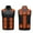 Black, variant on Womens Heated Jacket Puffer Coat Unisex Casual Patchwork Zipper Four Control 21 Areas Heat Heating Vest USB Charging Vest