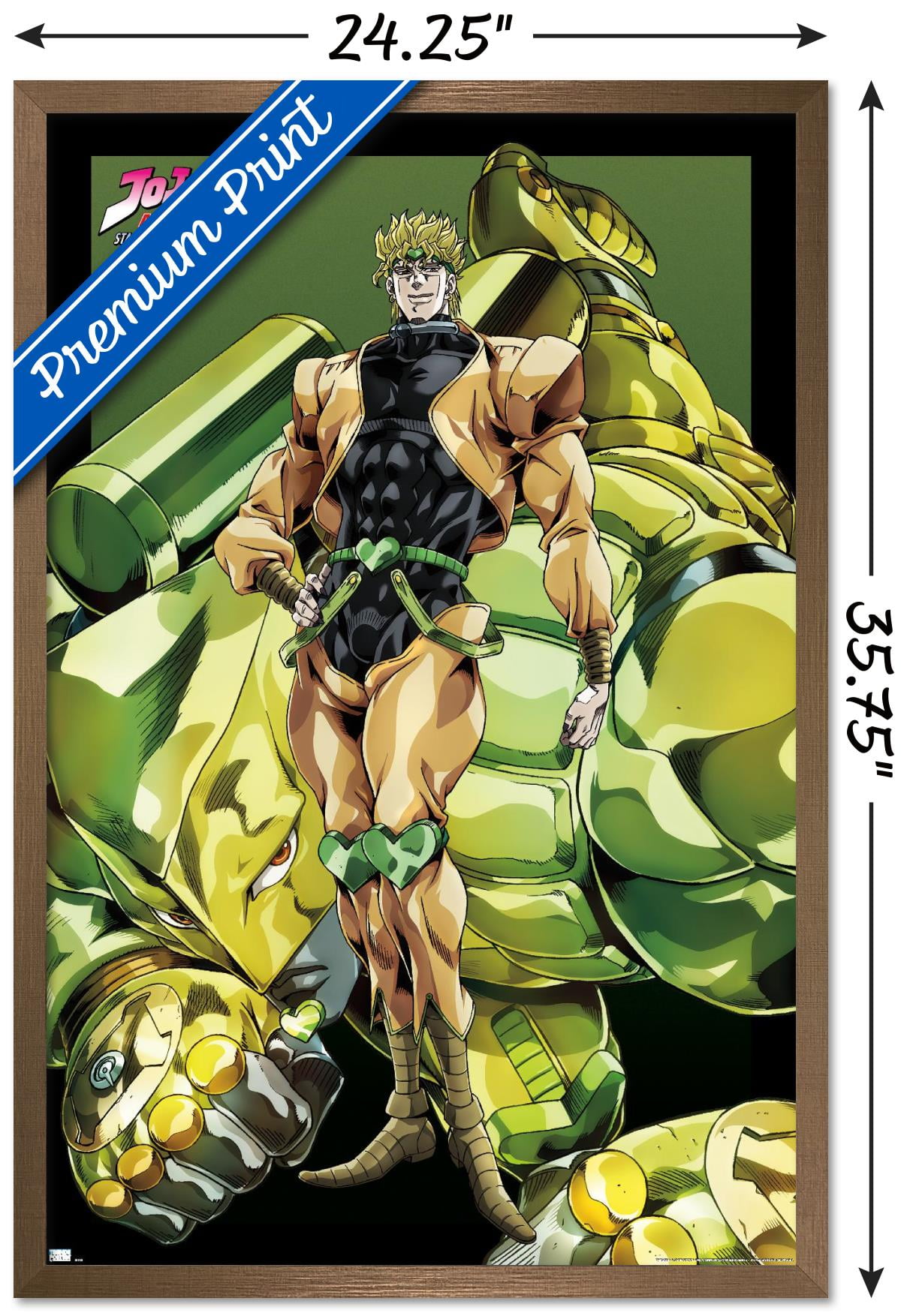 ジョジョ　DIO ポスター JoJo's Bizzare Adventure - Dio and The World Wall Poster, 22.375