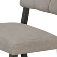 thumbnail image 2 of Benjara Wooden Side chair with Tufted Back, Set of 2, Brown and Gray, 2 of 5