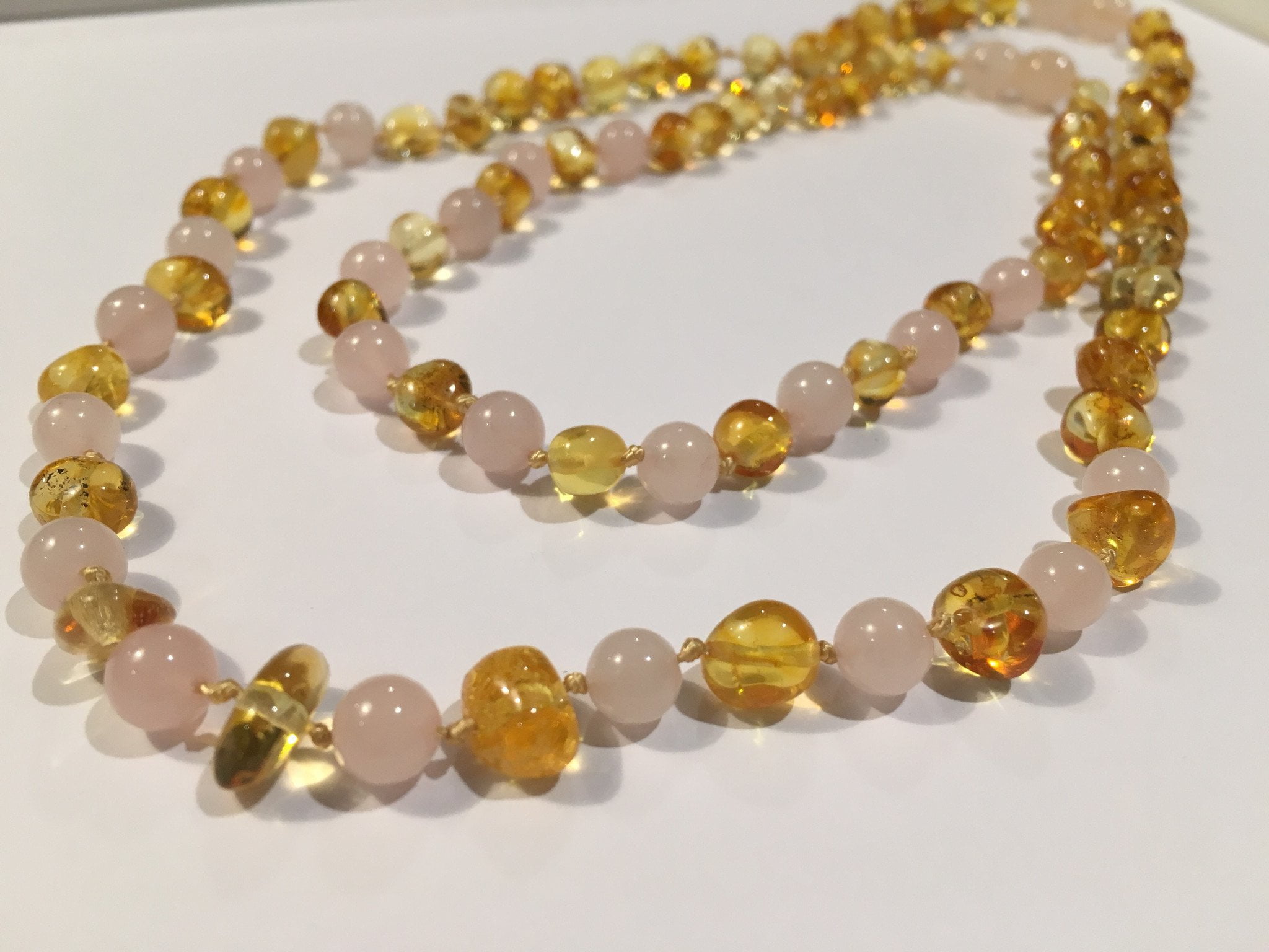 amber necklace walmart