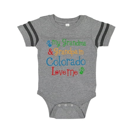

Inktastic Colorado Grandma Grandpa Love Me Gift Baby Boy or Baby Girl Bodysuit