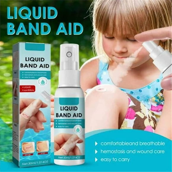 Liquid Bandage Spray Liquid Skin Bandage Bandaids Waterproof Liquid Bandage Liquid Bandage For Cracked Fingertips Aid Quick-dry Wounds Care