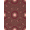 Pink Red Gold, Pattern 15, variant on ODIKA Antique Gold Dusty Rose Cottagecore Decorative Balanced Motifs for Home Office, Gaming Room, Under Desk, Non-Slip Chair-Friendly