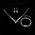 thumbnail image 3 of Faty-T Golden Jewelry Sets Chunky Necklace Earrings Bracelet Ring Set Fashion Indian Statement Costume Jewelry Set for Women, 3 of 8