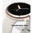 thumbnail image 5 of Ringke Slim [Anti-Yellowing Material / 2 Pack] Compatible with Pixel Watch (2022) Case for Minimalist Yet Sturdy, Solid Transparent Cover + Extra Color for Women, Men - Clear + Chrome Rose, 5 of 9