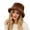 Coffee, variant on HJYCHN Solid Color Fisherman Bucket Hat For Women Warm Winter Casual Outdoor Comfort Hot Pink One Size