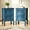 Blue-set of 2, variant on UBesGoo Set of 2 Nightstand, Side Table Night Table,White