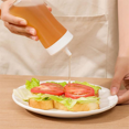 thumbnail image 3 of Condiment Squeeze Bottle Flip Honey/Ketchup/Jam/Salad Container Condiment Dispenser Tableware, 3 of 8