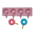 thumbnail image 5 of Silicone Popsicles Molds Doughnuts Shape Ices Cream Molds Popsicles Maker Kitchen Tool Cake Candy Candy Mold Easy to Clean, 5 of 9