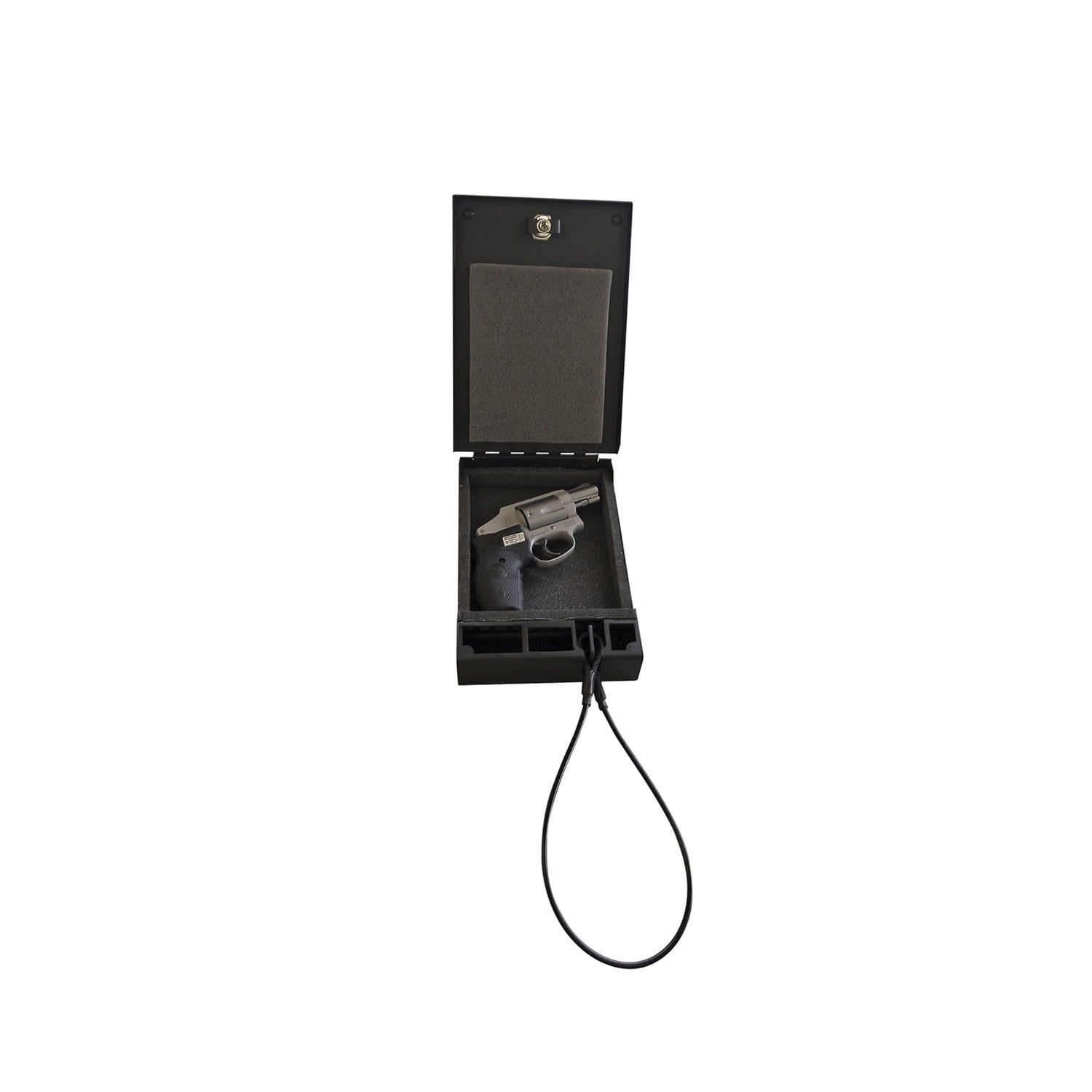 Tuffy Security Fire Resistant Travel Safe with Combination Lock, 10" x 8" x 4", Black