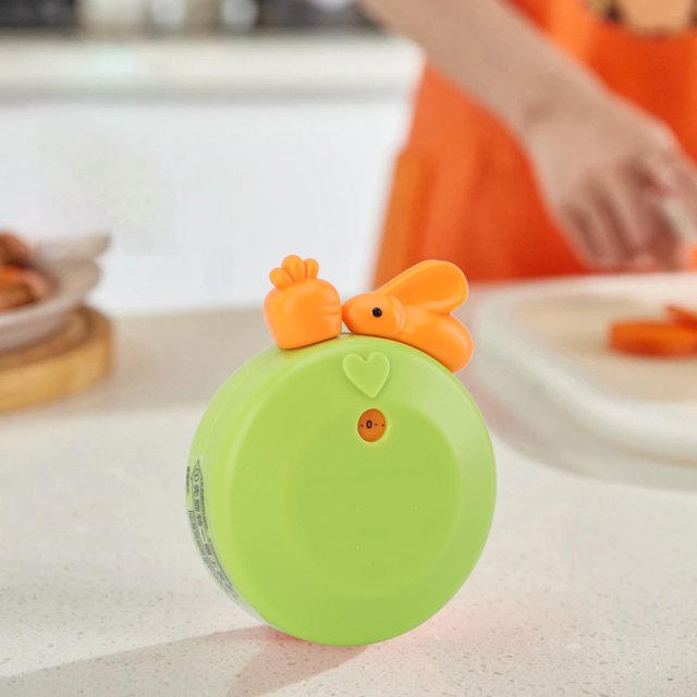 Temporizador De Cocina Conejo De Dibujos Animados Alarma Manual Mecánica