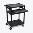 thumbnail image 1 of Luxor 34"H AV Cart - Three Shelves, Front Pullout, 1 of 3