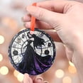thumbnail image 4 of Purple Witch Tarot Cards Ornament Sun Catcher, Fairy Enchanted Forest Fairy Window Hanging, Purple Witch Ornament, Christmas Gift, 2025, Holiday 2025, Seasonal Holiday Decor,, 4 of 5