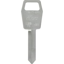 Hillman 5965520 Automotive Universal Key Blank for H55 Double Sided for Ford - Case of 10, Silver