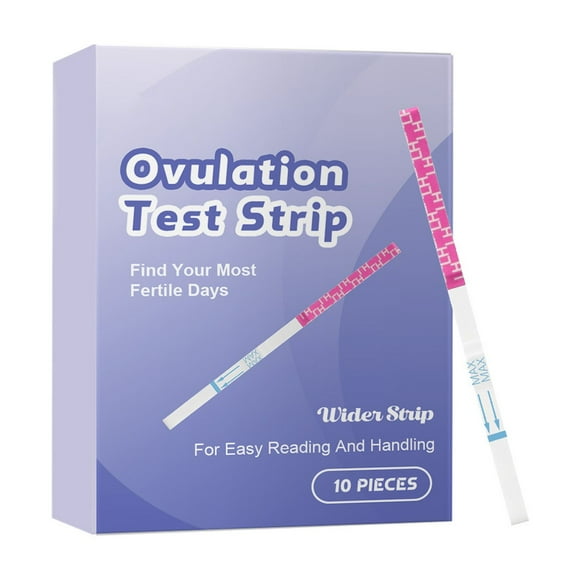 TechWave Test Strips For Women: Accurate Fertility Test Strips & Easy To Use Kits By Detecting LH Surge In (10pcs)