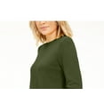 thumbnail image 2 of MICHAEL KORS Womens Green Long Sleeve Top Size: L, 2 of 4