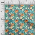 thumbnail image 2 of oneOone Cotton Poplin Twill Teal Green Fabric Flora Craft Projects Decor Fabric Printed By The Yard 56 Inch Wide-OG, 2 of 6