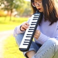 thumbnail image 3 of Juego de melódica de Piano duradero de 32 teclas con bolsa de transporte teclado de juego melódico portátil instrumentos musicales para principiantes Hugtrwg Para estrenar, 3 of 9
