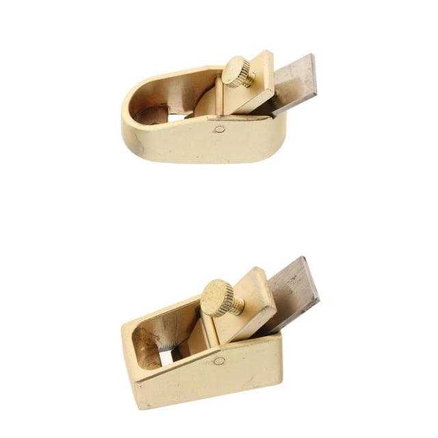 Herramienta de fabricación de violín de 2 piezas de de para carpintería Mini herramienta de lutherie de L + M Yuyangstore plano del pulgar para hacer violines