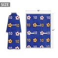 thumbnail image 6 of Catalonia Wearable Fleece Blanket with Sleeves and Pocket for Women Men, Super Soft Microplush Adult Wrap Full Body Blanket Robe for Lounge Couch 70" x 52", 6 of 6