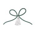 thumbnail image 2 of PEONAVET Christmas Christmas Tree Top Metal Rhinestone Bow Decorations Party Ambiance Decoration Props, 2 of 7