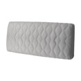 thumbnail image 1 of Funda protectora para cabecera de cama, transpirable, de 70,87 pulgadas de largo, funda protectora extraíble, elástica, para suministros Gris claro, 1 of 9