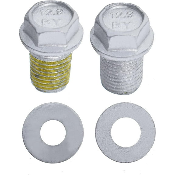 ALL-CARB 2 Pcs Drive Shaft retaining Bolt Set with Washers Replacement for Can-Am ATV 250200014 250000615 250200102 250000359