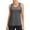 Grey, variant on JDEFEG 3X Long Tops for Women Tie Back Yoga Shirt Workout Mesh Short Sleeves Activewear Sports Tank Top Shirt Loose Sports Top Cowl Neck Tops for Women Polyester,Spandex Blue Xxl
