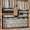 thumbnail image 6 of 12-Tier Expandable Shoe Rack Organizer for 72 Pairs, Space-Saving ABS Plastic & Metal Frame Storage for Heels & Sneakers, Easy Assembly White Multi-Compartment Design, 6 of 11