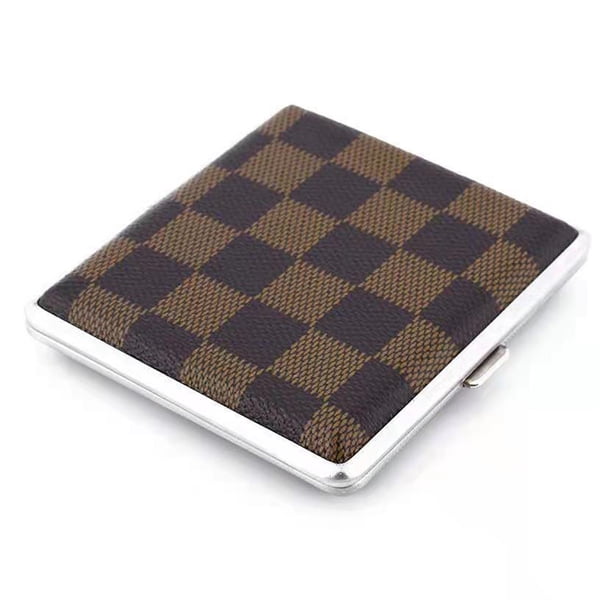 classic cigarette case Vintage Metal Cigarette Case Box Gold Men Tobacco Holder for 20s 85mm King  Size