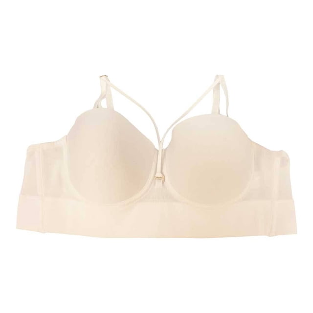 Brasier Brasjade para Mujer con Tirantes Ajustables con Broches Blanco Talla 36B