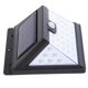 thumbnail image 3 of Outdoor Wall Light Solar Powered LED Lamp for Garden Use Black ABS Material Waterproof Inch, 3 of 4