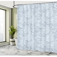 thumbnail image 4 of Ambesonne Wave Shower Curtain, Traditional Japanese Motifs, 69"Wx75"L, Blue Pale Blue, 4 of 4