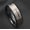 Black, variant on Titanium Steel Ring Silver Black and Gold Stripe Band for Men and Women Lightweight Everyday Jewelry Ring for Unisex